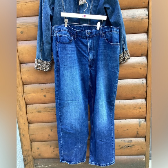 👖 Levi's SEXY 550 Jeans WEDGIE  Dark Blue SZ  16 🆔 O 3 - Picture 2 of 16